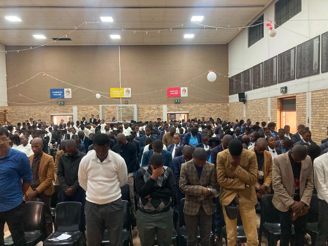 Young people gathered during a Christ Ambassador Ministries school visit